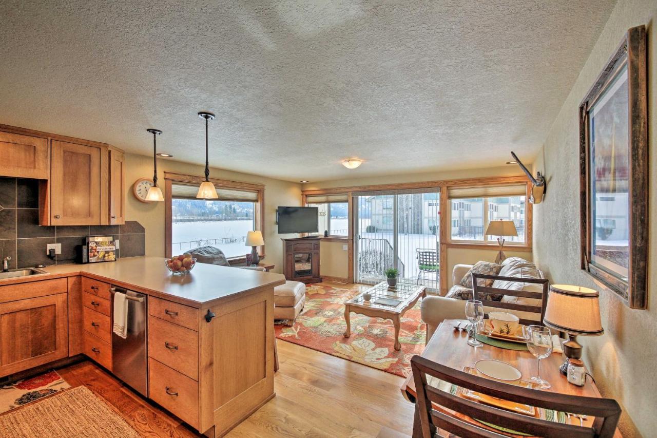 סנדפוינט Lake Pend Oreille Condo With Porch And Mountain View! מראה חיצוני תמונה